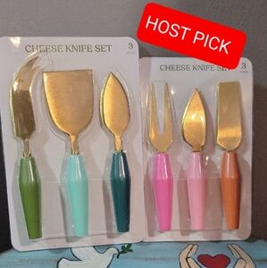 Colorful Cheese Knife Set You Get All 6